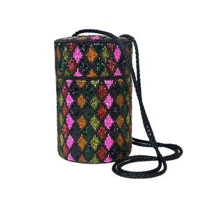 Vintage BOB MACKIE Multi Color Beaded Evening Bag